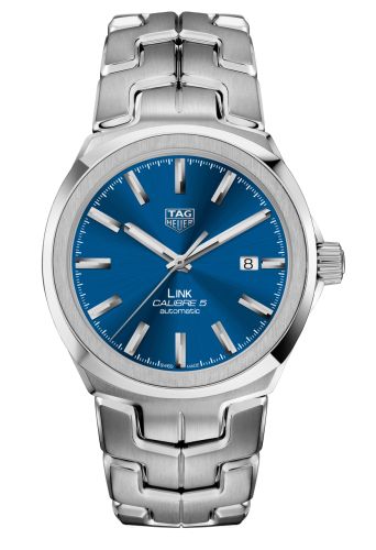 TAG Heuer Link Calibre 5 41 Stainless Steel / Blue / Bracelet